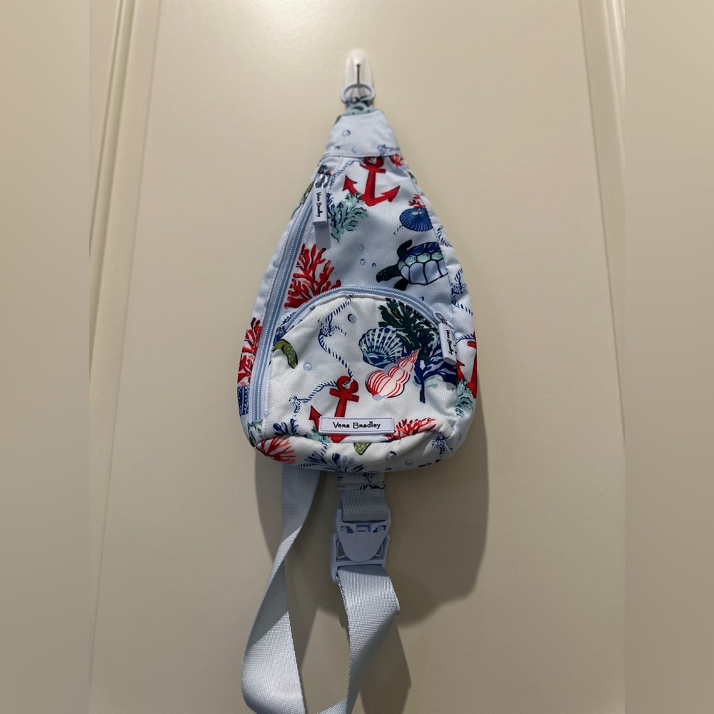 Vera Bradley ANCHORS AWEIGH Cotton Essential SLING Bag